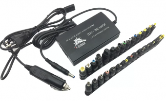 Универсальный блок питания DC28/160W 12-24V+USB 12/220в 28 переходников от магазина РЭССИ